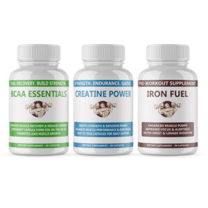BCAA Essentials + Creatine Power + Iron Fuel Pre-Workout