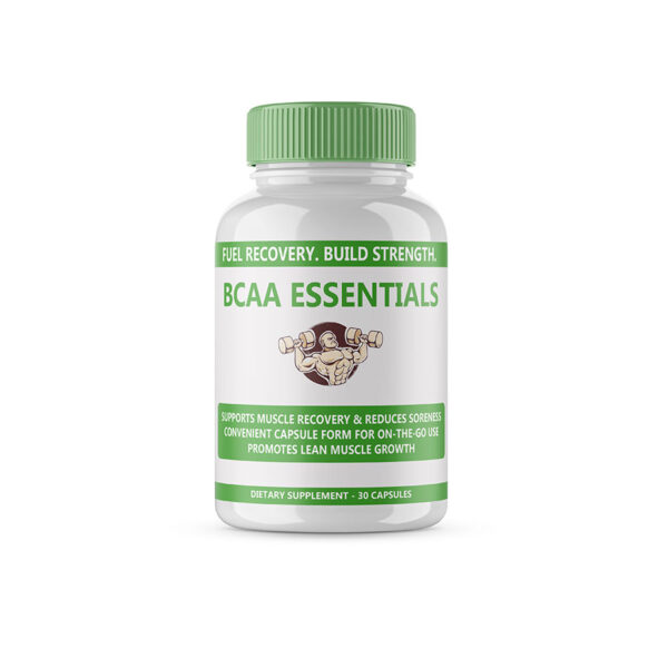 BCAA Essentials – Keto-Friendly Branched-Chain Amino Acids Travel Pack 30 Capsules